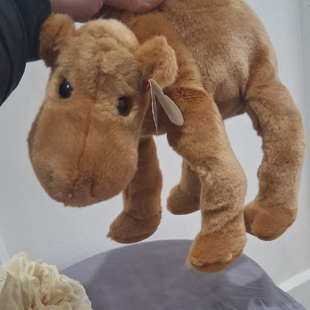 Adorable Brown Plush Camel Toy